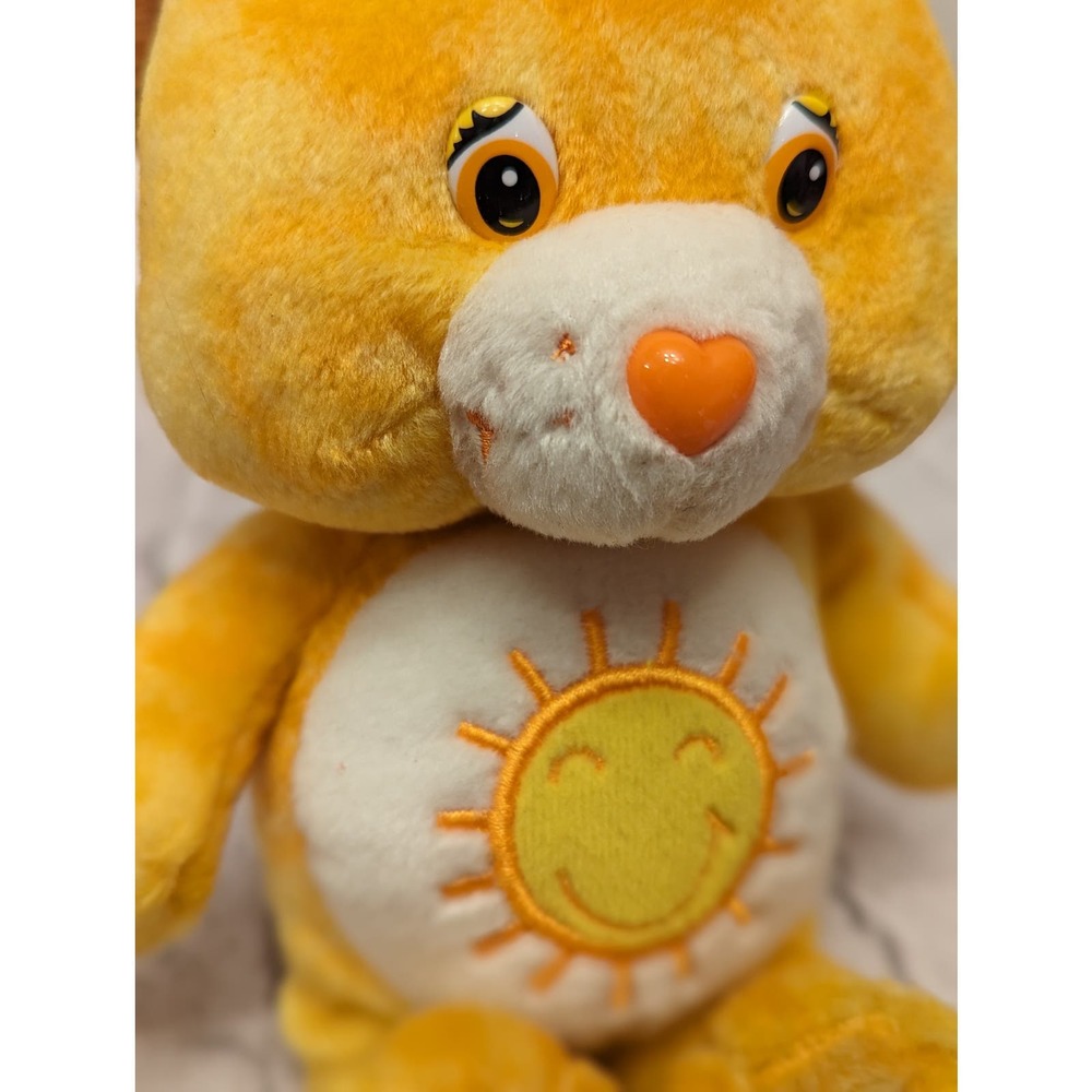 Care Bears Funshine Bear Tie Dye Special Edition 8" Vintage Plush (2003) - Picture 5 of 9